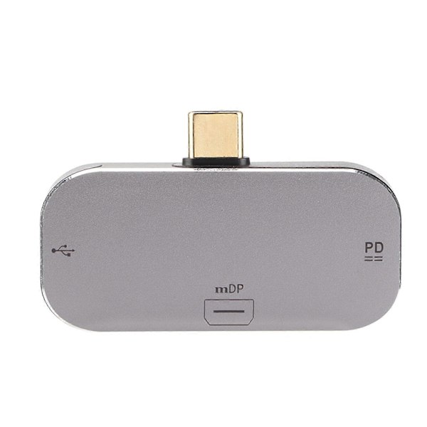 Dockingstation 3 i 1 Type C Han til Mini DP USB A Type C Hun USB C Dock til Windows til Android til OS X YEMMA