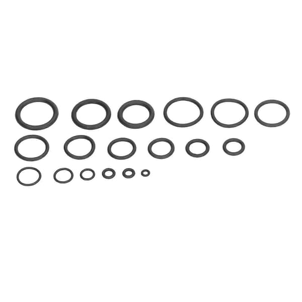 125 st O-ringssortiment Multifunktionell Gummi Slitstark Tätningsbricka Packningssats