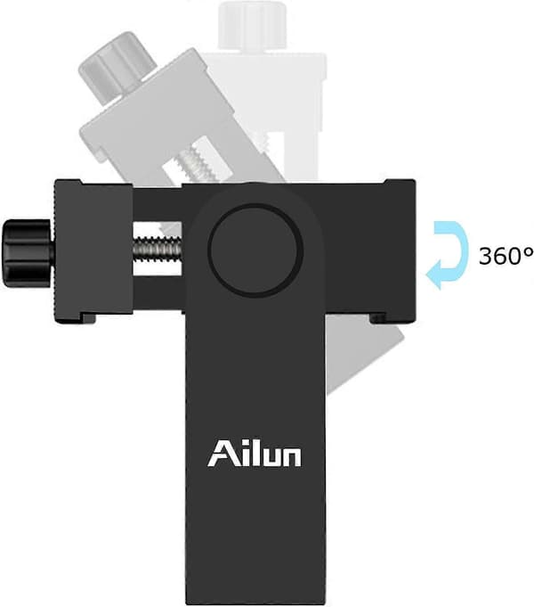 Telefonfäste Huvud 1/4\" Skruvadapter, roterbar