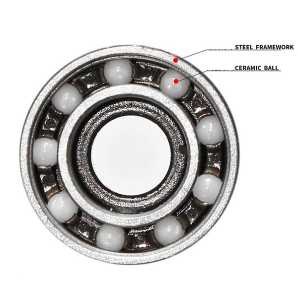 Meijun 2x 18t Bakväxelhjul med Keramiska Lager Rullar Vägcykel Guide Rulle 4mm