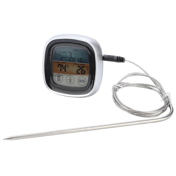Pekskärm Elektronisk Termometer Digital BBQ Ugn Matlagning Kötttermometer för Grill Hemkök