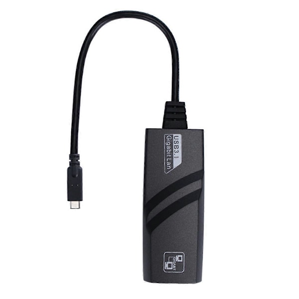 Type-C - RJ45 Gigabit USB3.1 Ethernet -sovitin 1000 Mbps verkkokortti