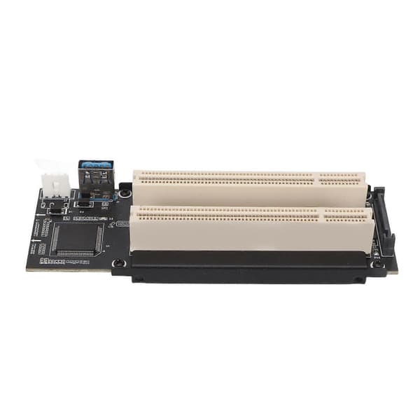 PCI E til Dobbel PCI Kort Plug and Play PCB Materiale Blå LED Dobbel PCI Utvidelseskort for WIN YEMMA