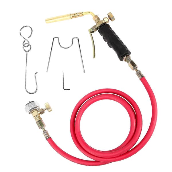 Loddebrenner for lodding med MAPP-propan, med 1,6 m slange