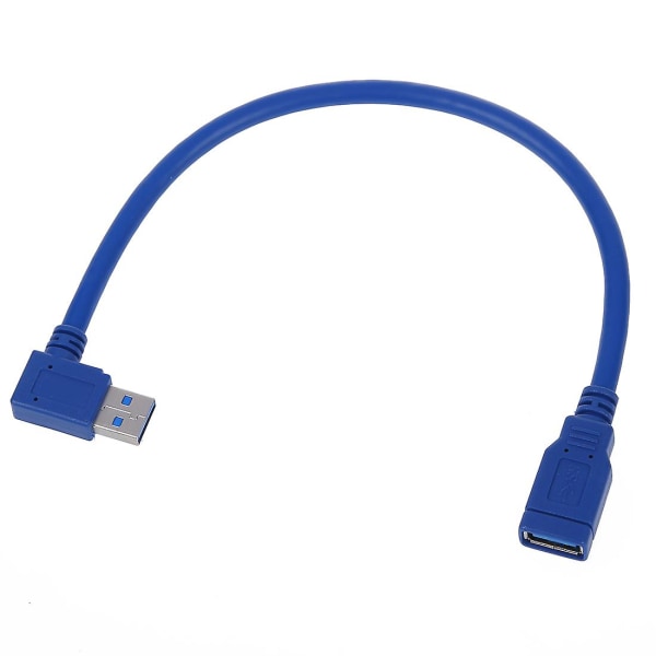 Blå Superspeed Usb 3.0 Type A hann til mini B 10 pins hannadapter kabelledning