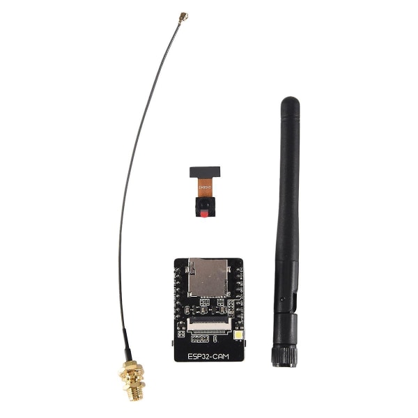 ESP32-CAM-MB USB ESP32 Seriell till WiFi ESP32 CAM utvecklingskort CH340G 5V Bluetooth+OV2640 Kamera+2.4G Antenn IPX