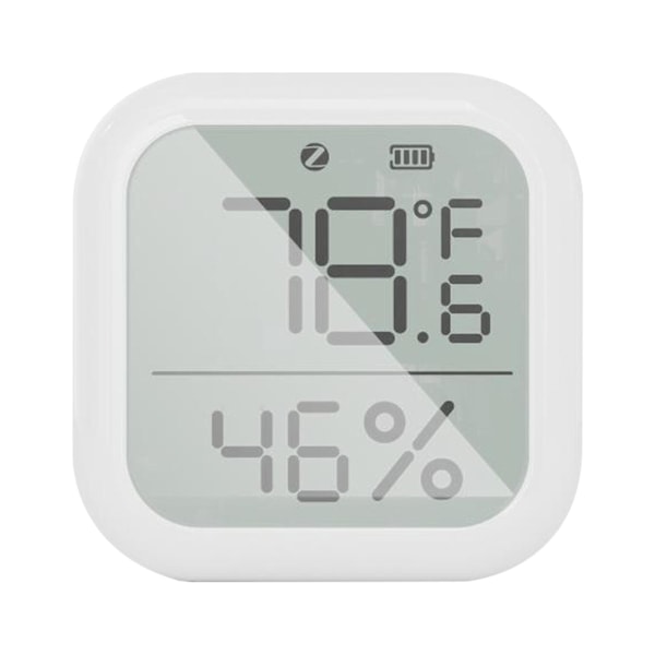 1 Sæt Smart Sensor Intelligent Kobling Digital LCD Skærm Højpræcision Kompakt WiFi APP Fjernbetjening Thermohygrometer til Hjemmebrug