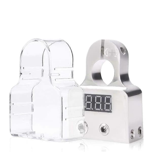 2 stk. positive/negative batteripoler Bilstereo Modifiserte batteriklemmer
