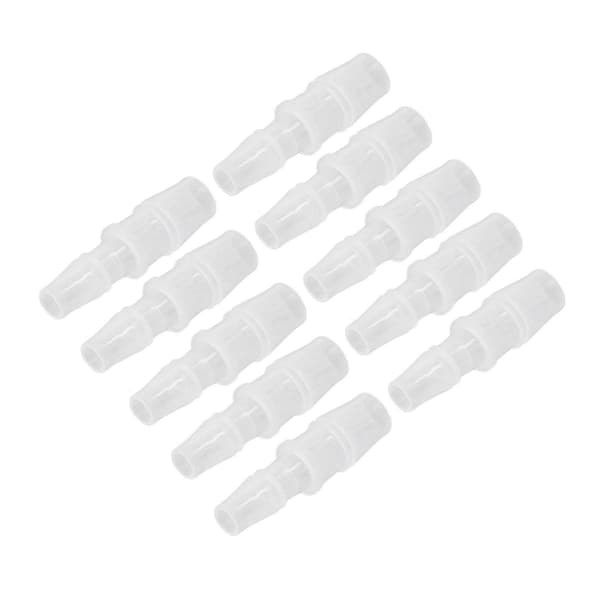 10 st Slangnippelreducerare PP Akvarium Luftpumpadapter för Silikonslanganslutning 7.9-11.1