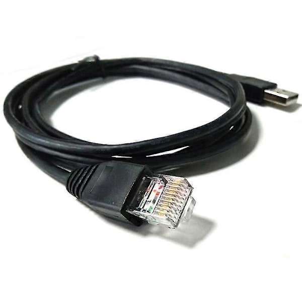 USB till RJ50 Konsolkabel AP9827 för APC Smart UPS 940-0127B 940-127C 940-0127E med Gjutna Spänningsavlastningsstövlar, 1,8m