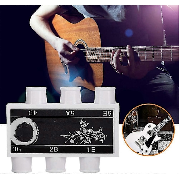 1 stk Gitar Stemmestemmer Tone Stemmer E B G D A E E Med Et Bæreveske