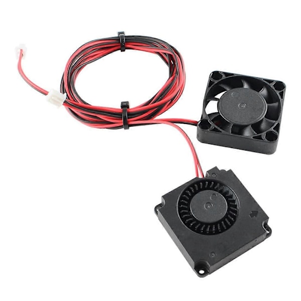 Borstlös Kylning Original 4010 Fläktar DC 24V Extruder Hot End Turbo för Ender 3