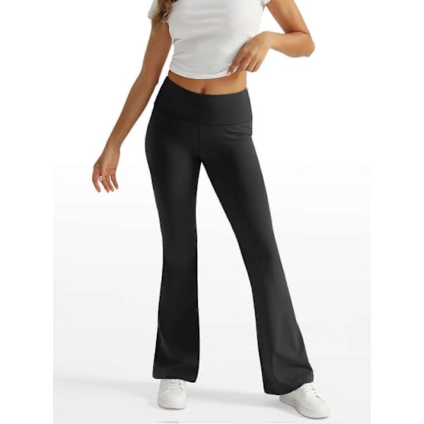 Yoga Byxor Dam Vida Ben Bootcut Tränings Flare Leggings Trendiga Hög Midja