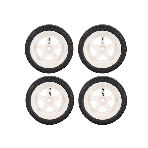 4 st 33mm RC Drift Däck Hjul Hård Däck för LDRC AE86 A86 A86P LD1801 1/18 RC Bil Uppgradering Delar Acc