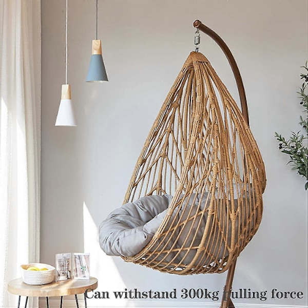 Hängstolsfjäder, Hög belastning, Rostsäker och stark, Lämplig för gungstolsupphängning på verandan (2 stycken)