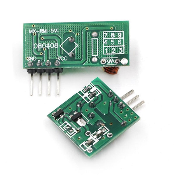 1 Set 433MHz Trådlös Sändarmodul för Inbrottslarm, Bärbar F