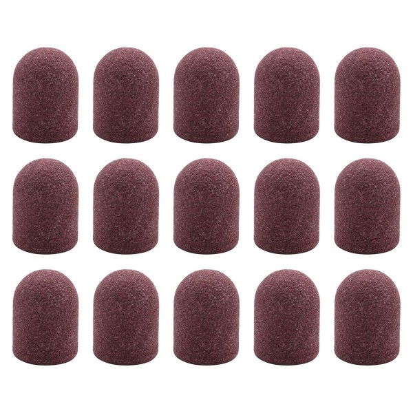 50 stk. Slibebåndsblokke Hætter Uden Greb 80 120 180 13x19mm Slibehætte Manicure Pedicure Elektrisk