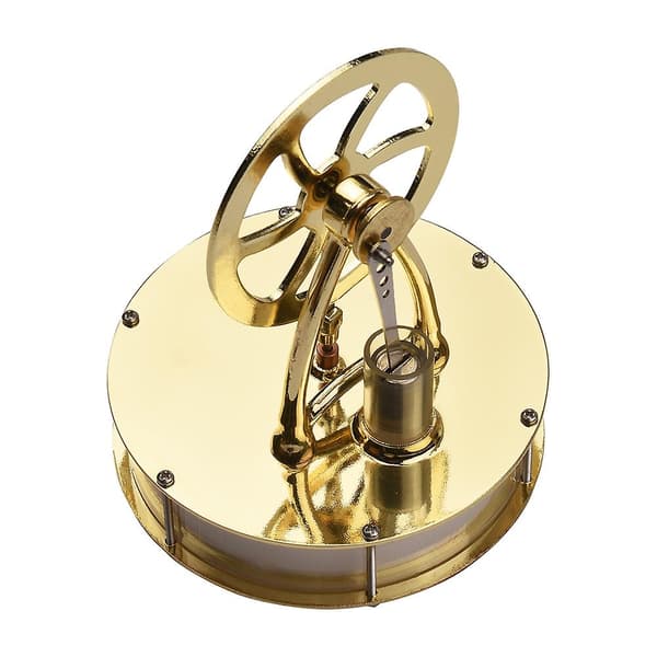 Lavtemperatur Stirlingmotor Montert Elektrisitetsgenerator Varmeeksperiment Fysisk Generator
