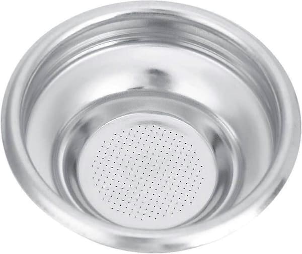 58mm filterkurv, rustfritt stål kaffefilter espressomaskin bunnløs