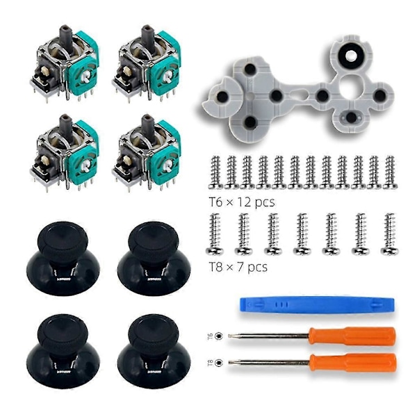 Spilltilbehør for Xbox-serien S-X-kontroller - Bytt ut 3D-analog joystick-sensor