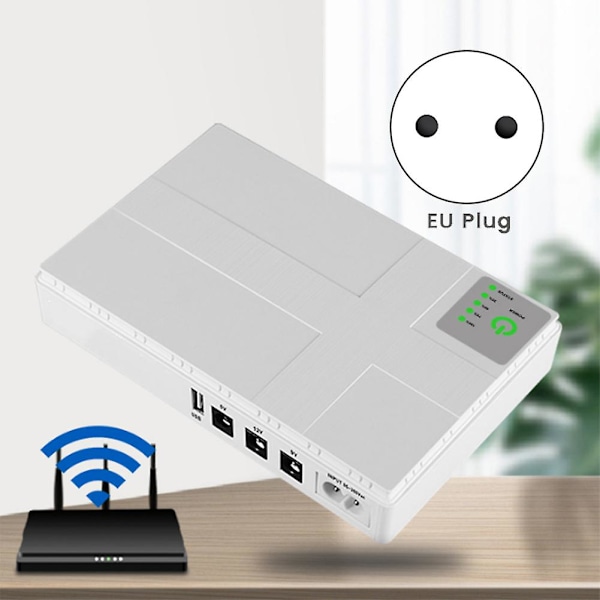 5V 9V 12V Mini UPS keskeytymätön virtalähde USB 10400MAh akkukäyttöinen varavirtalähde WiFi-reitittimelle CCTV(EU