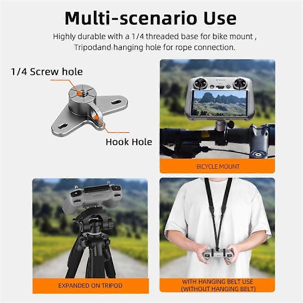 Remhållare för /RC Fjärrkontroll med Skärmfäste Krokfäste för Mini 4 Pro Drontillbehör