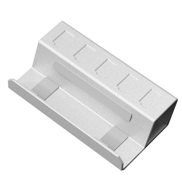 For Ally Håndholdt Stasjonær Aluminium Legering Stativ Steamdeck/switch Mobiltelefon Bærbar Enkel Stativ, sølv
