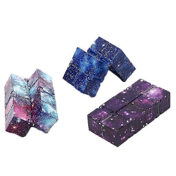 Infinity Cube Mini Fidget Kontor Flip Puslespil Stress Relief Anti Stress Cube Legetøj