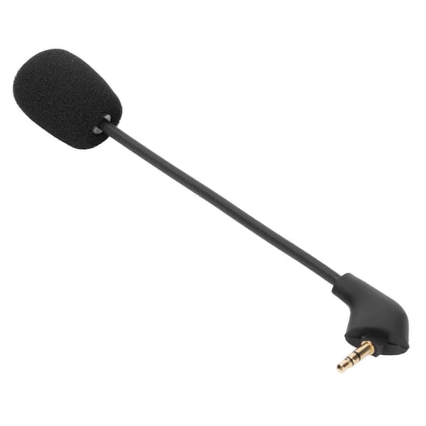 3,5 mm mikrofon med støjreduktion, erstatnings gamingmikrofon til Hyperx Cloud II Hurricane Tomahawk