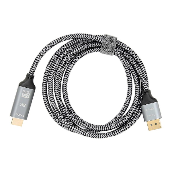 DisplayPort 1.4 - HDMI 2.1 -sovitinkaapeli 8K Uros - Naaras
