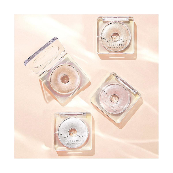 Starlight Highlighter Puder Makeup Glow Face Contour Shimmer Vattenljus Highlighter Palette Illu