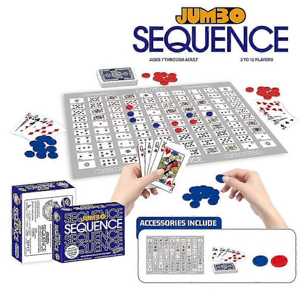 Jumbo Sequence Familjespel Snabb Leverans 81 x 69 cm