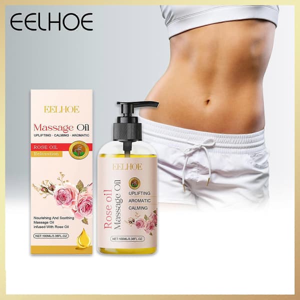 Kroppsolje Rose Kroppsolje Naturlig Australsk Roseolje For Avslappende Massasje, Pleie Og Aromaterapi 100ml