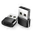 USB-adapter - USB typ A (hane) till USB-C (hona) - USB 3.1 Svart M