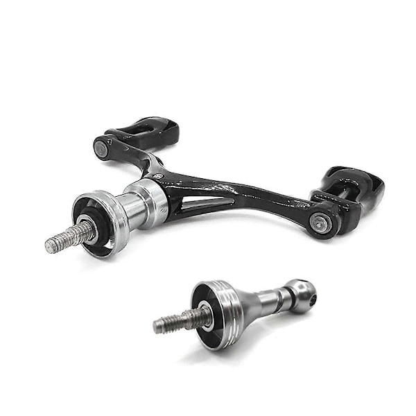 Hjul Udskiftning Dobbelt Håndtag Carbon Arm Fiskefiskehjul DIY Modificeret Fiskegrej til