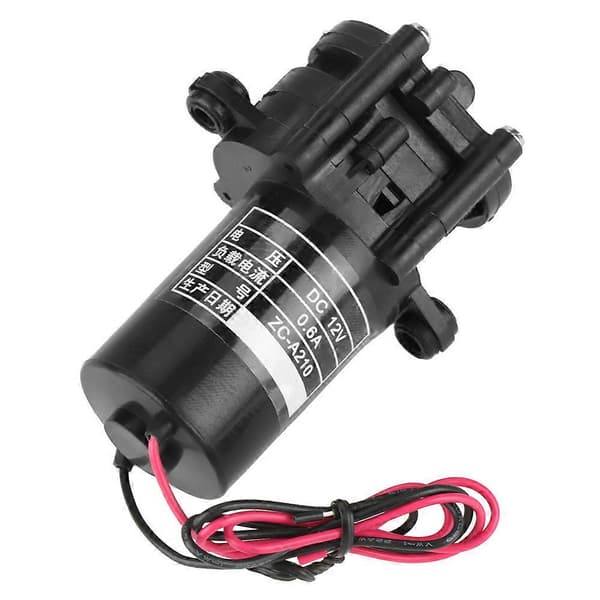 ZC-A210 12V Mini Plast Høyeffektiv Selvsugende Vannpumpe DC Girpumpe