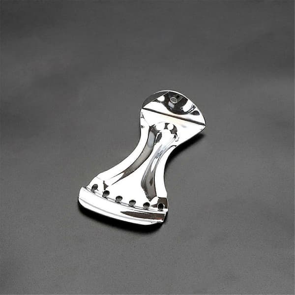 6-strenget Zinklegering Dobro-stil Haleplade til Resonatorguitar Krom