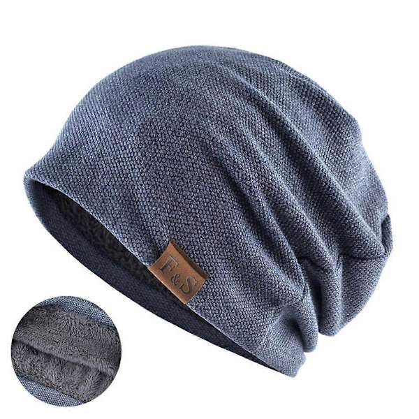 Elastisk Strikket Bomull Sports Varmer Casual Hodeplagg Strikket Solid Unisex