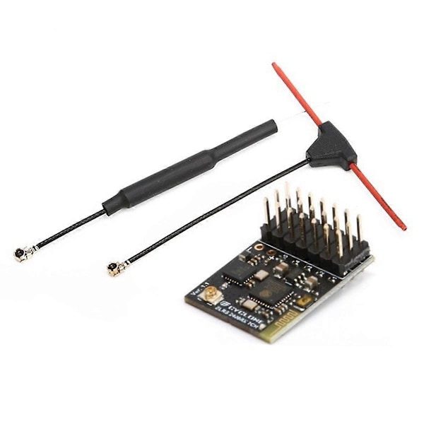 ELRS 2.4G 7CH PWM Modtager ExpressLRS RX 2400RX PWM/CRSF Protokol til RC FPV Drone Fastvinget Quadcopter, Lige