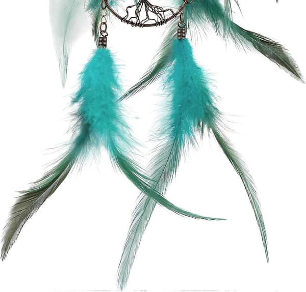 7 Chakra Livets Tre Drømmefanger, Boho Fjær Drømmefanger Veggkunst Feng Ornament