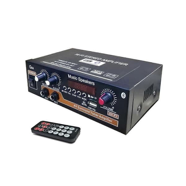 G50 Digital Forsteker Multifunksjonell Dobbel Forsteker Audio Stereo Forsteker Biltilbehør EU Plugg