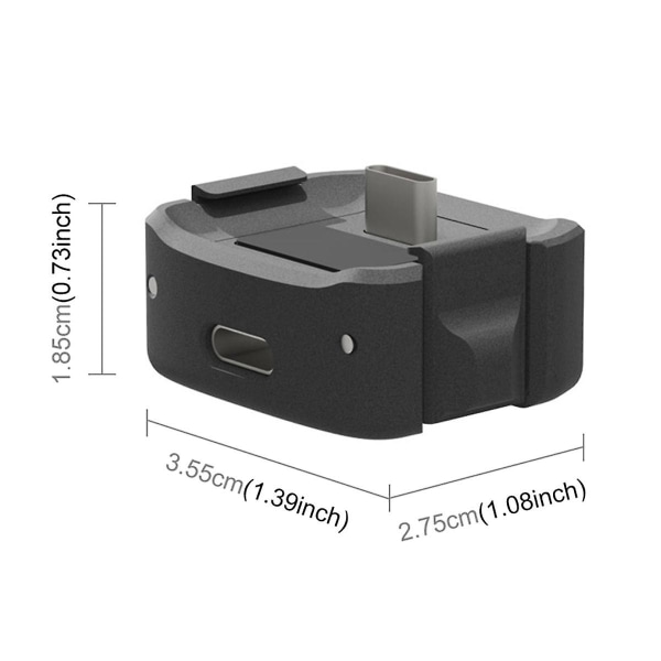 Pocket3-lataussovittimen telakointiasemalle Monitoiminen kätevä kaksikäyttöinen kameran lisävaruste