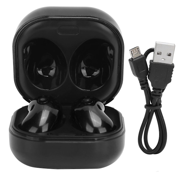 S6 PLUS TWS Bluetooth 5.1 Hörlurar LED Färgskärm Trådlöst Headset Öronsnäckor med Mikrofon Svart