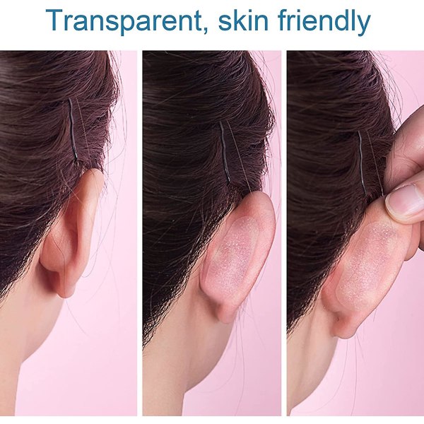 Ørekorrektor, transparente utstikkende ørekorrektorer, kompatible øreklistremerker i silikon Estetiske korrigeringsmidler, korrigerende ørepleieprodukter Voksne, barn
