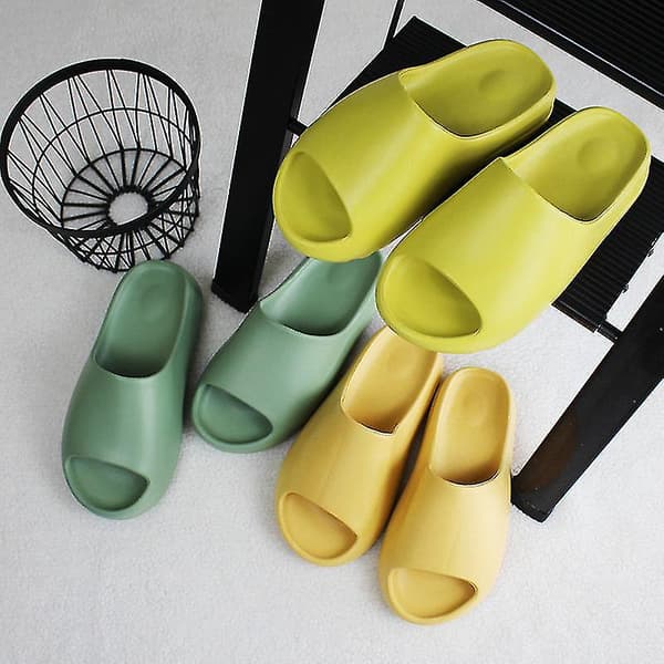 Slides Slippers Platform Strand Sandaler Unisex Slippers 44-45 White