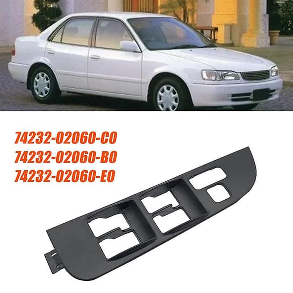 Fönsterströmbrytarens Bezel Trim Panel Grå 74232-02060-b0 C0 E0 För 1998-2002 4820-aa011