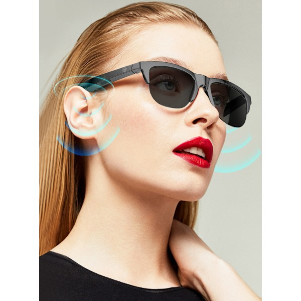 Älykkäät Bluetooth-lasit, äänenlaadukkaat Bluetooth-kuulokkeet, älykkäät Bluetooth-aurinkolasit, kuuloke luujohtavuudella F08