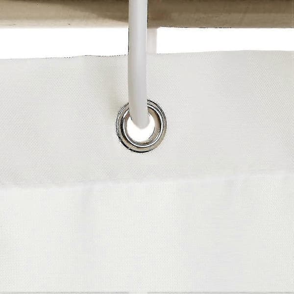 Polyester Duschdraperi 180 X 180 Cm Vit