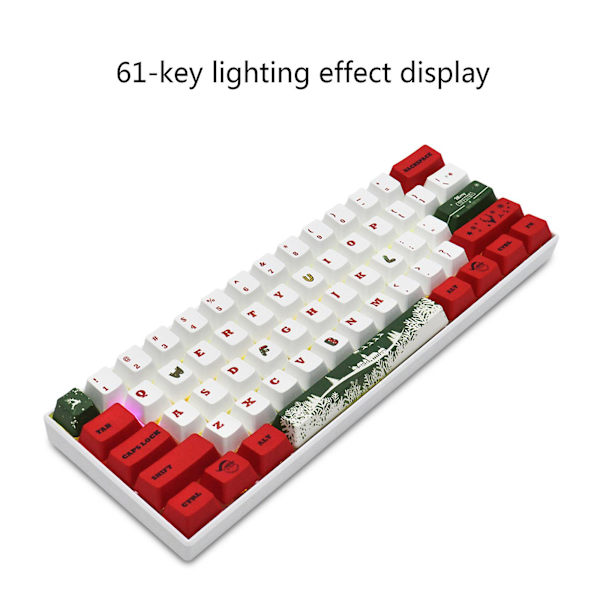 Jultema Keycaps Set Oem Profil Dye Sublimation Pbt Mekaniska