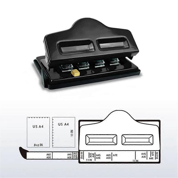 4 Hull Sopphull Hullmaskin A4 A5 A6 A7 Løsblad Notatbok